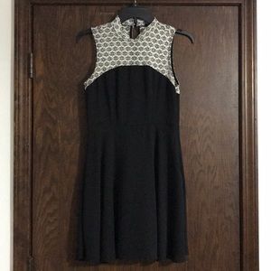 Black and white dress